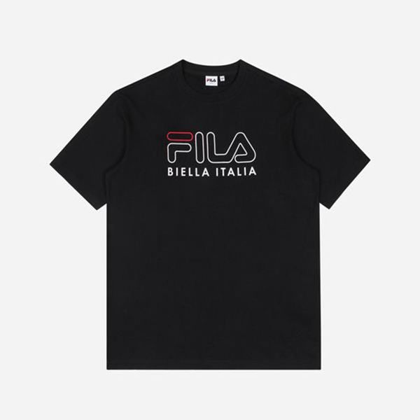 Camisetas Manga Corta Fila Mujer Negras - 3D Logo S/S - España 237059ECB